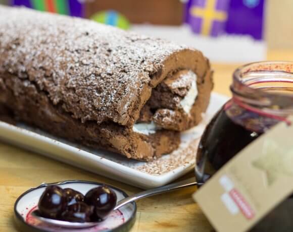 Chocolate roulade