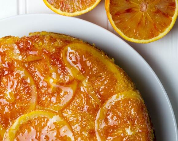 Blood Orange Upside Down Cake